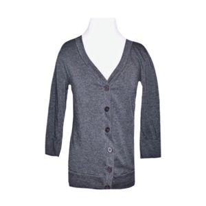ARTISAN APPAREL Women's Grey Button Down Cardigan Large